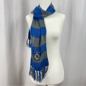Harry Potter Ravenclaw Patch Stripe Knit Scarf Embroidered Academia